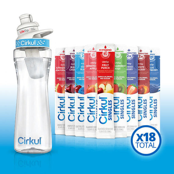 22oz. Plastic Bottle & GoSip® Black Cherry F7